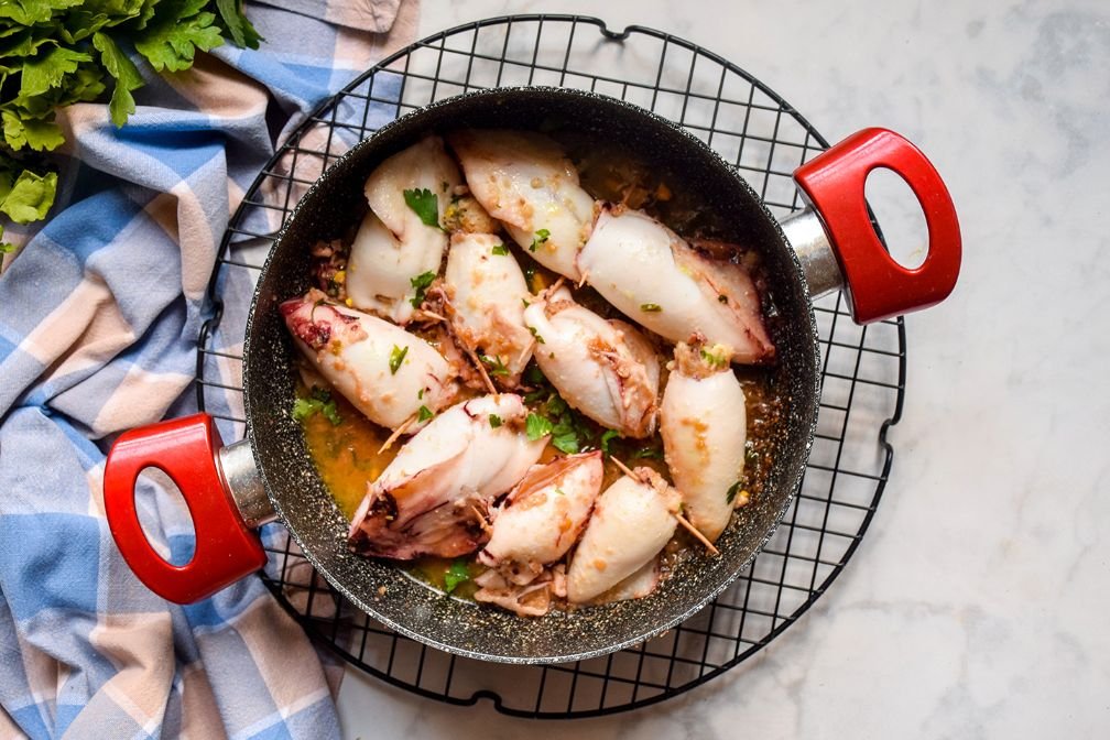 Cooking Stuffed Squid Sicilian-Style: An Italian Delicacy