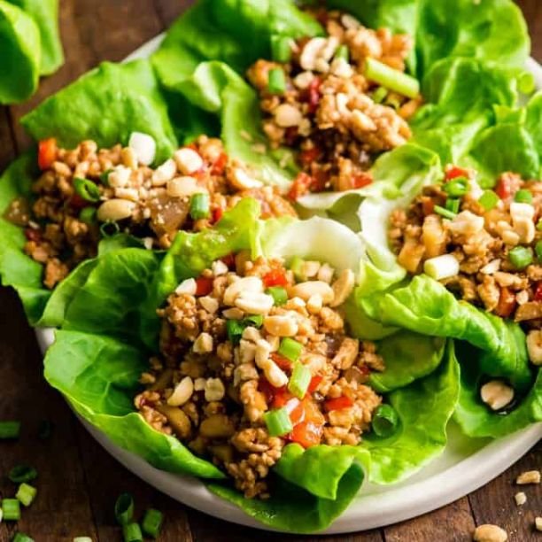 Quick & Flavorful Spicy Asian Chicken Lettuce Wraps