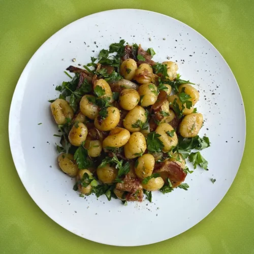 German Potato Salad with Gnocchi