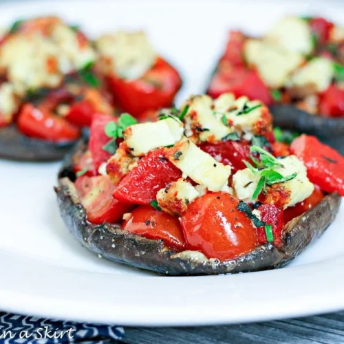 Stuffed-Portobello-Mushrooms-with-Crispy-Goat-Cheese