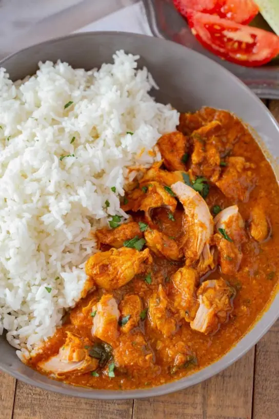 Quick Creamy Tomato Chicken Curry