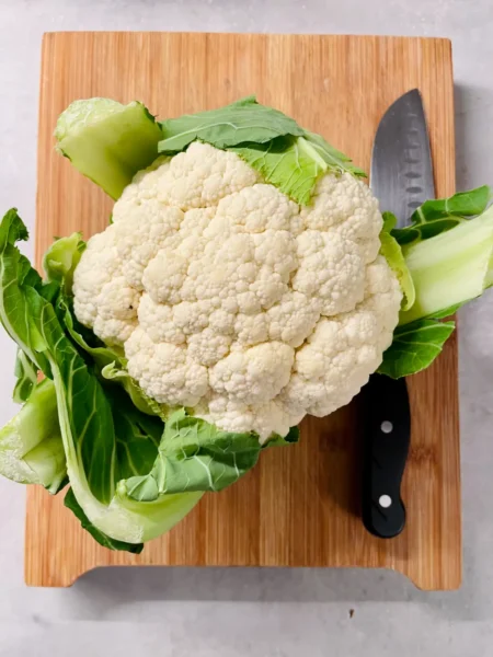 Curry cauliflower preparation