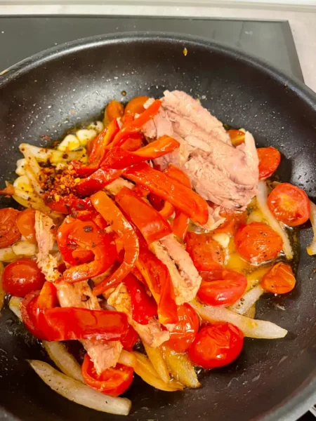 Mackerel and Pasta