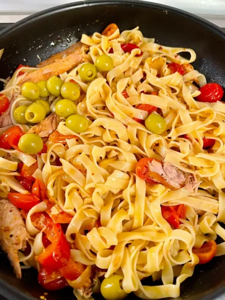 Mackerel and Pasta