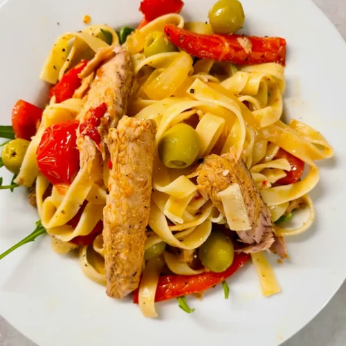 Mackerel and Pasta