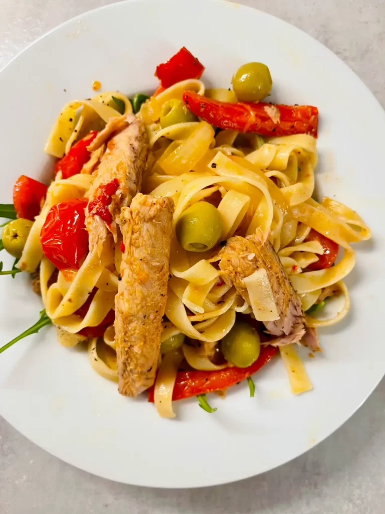 Mackerel and Pasta