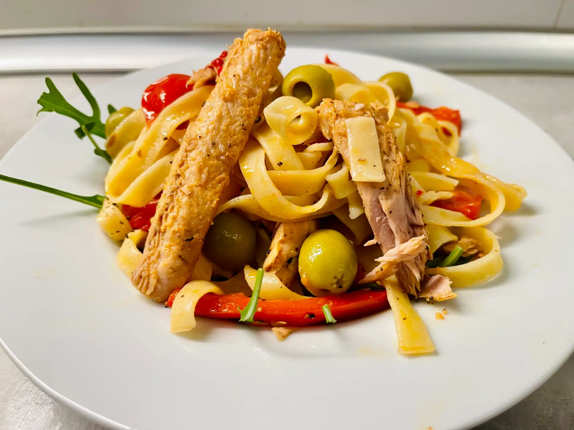 Mackerel and Pasta recipe