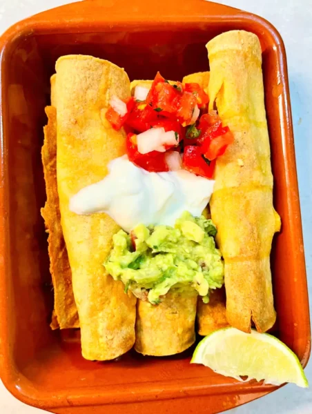 Healthy Baked Taquitos