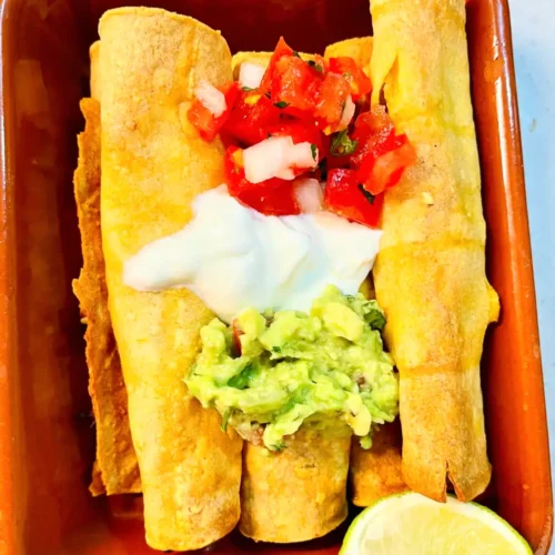 Healthy Baked Taquitos