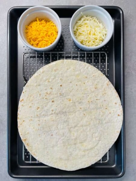 Butter the cheese crisp