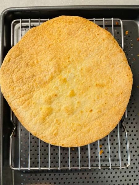 Pre-cooked tortilla
