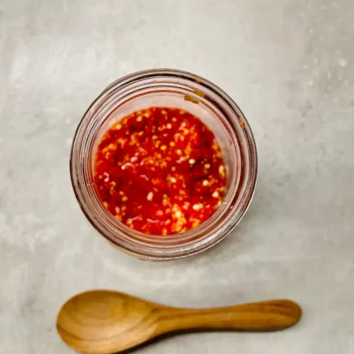 sambal in jar