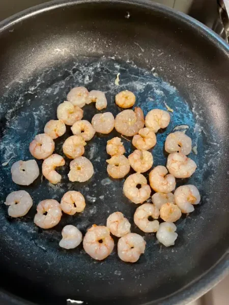 Cooked shrimp