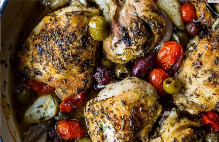 PROVENCAL HERB-ROASTED CHICKEN: