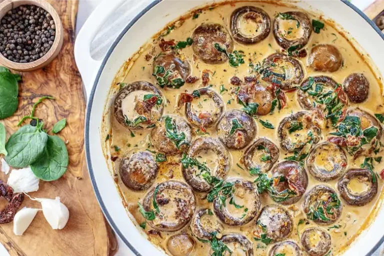 Tuscan Butter Mushrooms