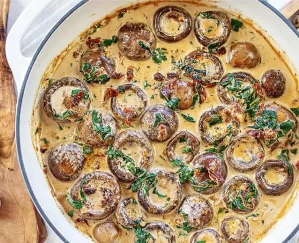 Tuscan Butter Mushrooms