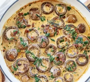 Tuscan Butter Mushrooms