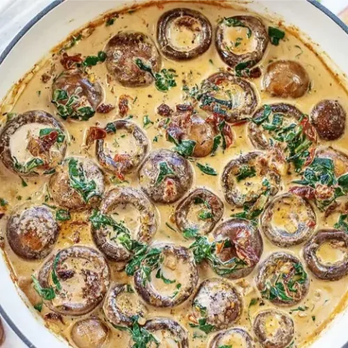 Tuscan Butter Mushrooms